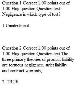 Chapter 4 Self Assessment Quiz